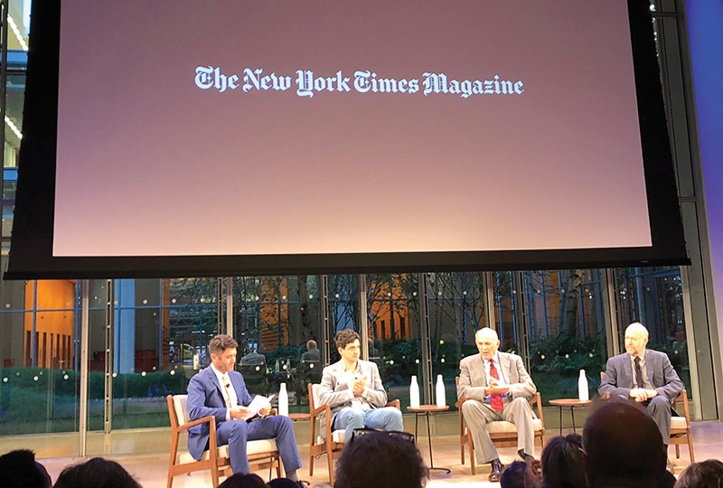 New York Times Magazine panel discussion on the August 2018 Losing Earth edition.