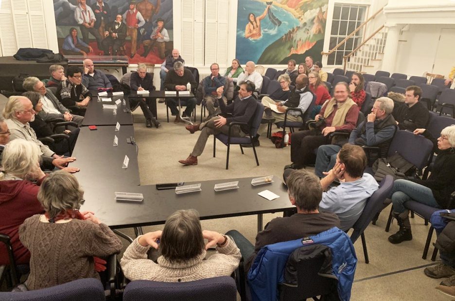 Philip Duffy speaking to the Martha’s Vineyard Commission