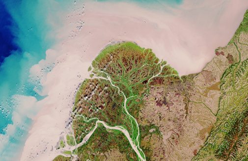 Image of the Yukon River Delta