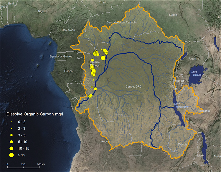 Congo rivers map