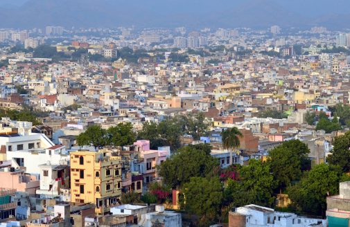 City of Udaipur, India skyline.