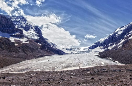 melting glacier