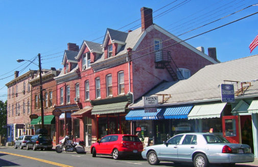 Downtown New Paltz, New York