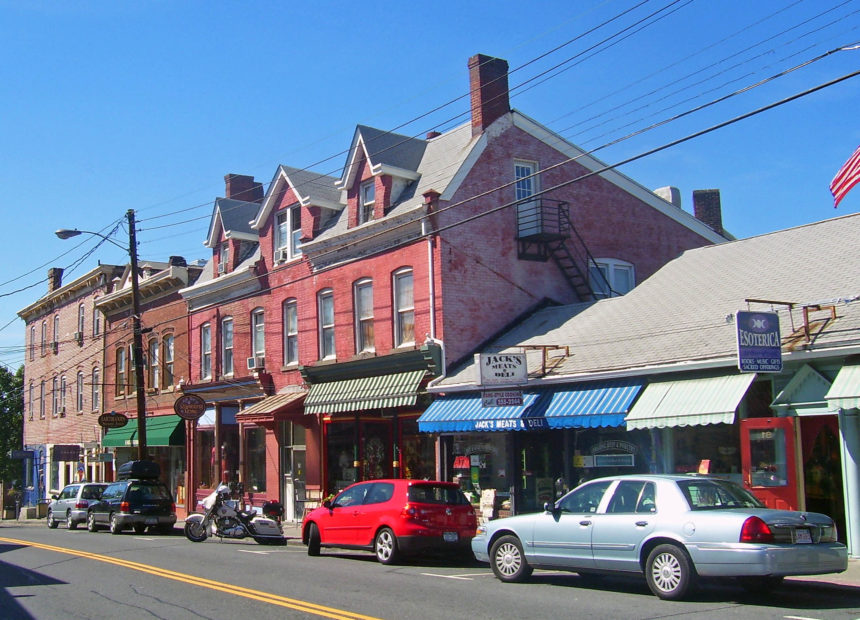 Downtown New Paltz, New York