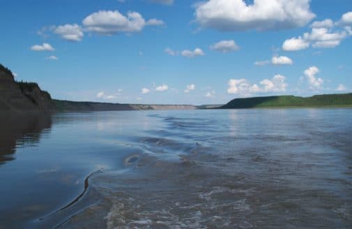 Mackenzie River in Canada