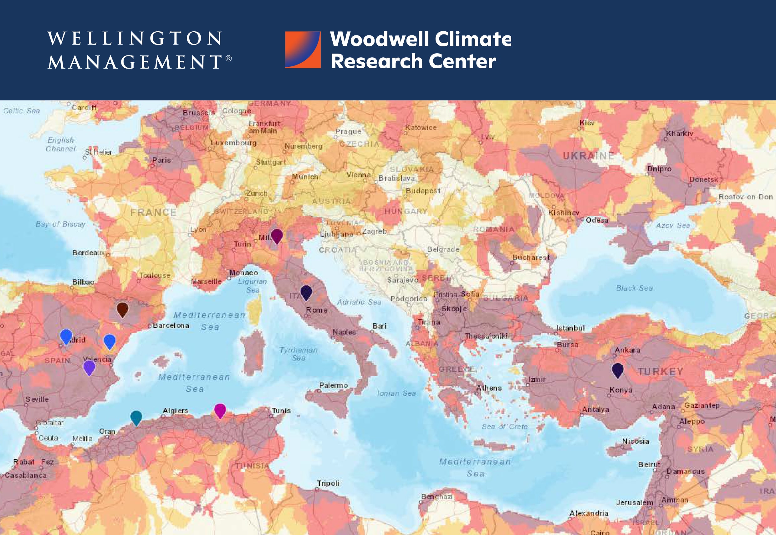 Map generated from Wellington's Climate Exposure Risk Application (CERA)