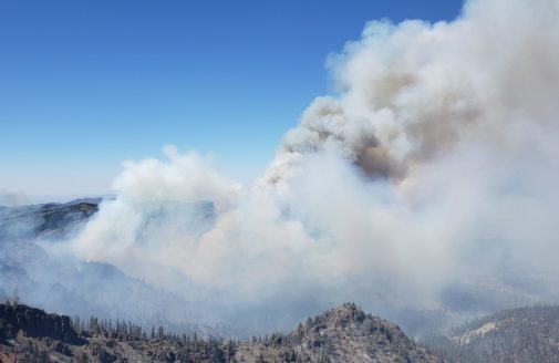 Beckwourth Complex fire, northern California. / photo by Margo Dunson