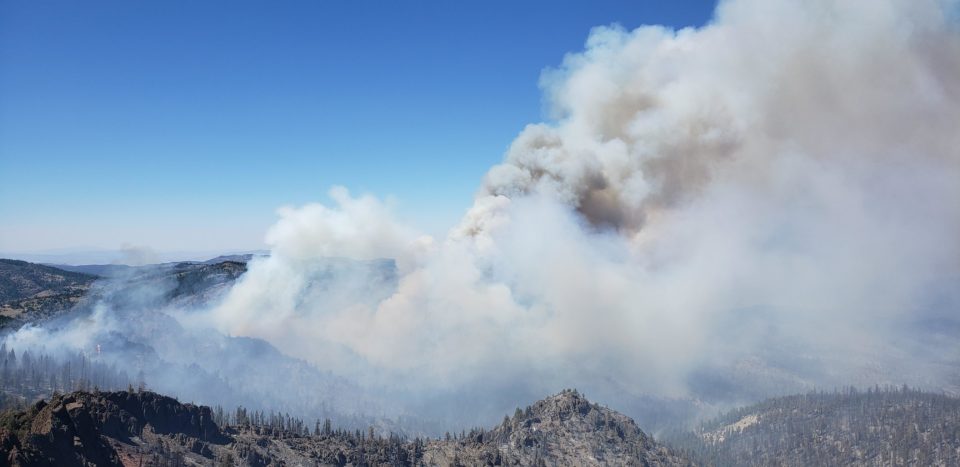 Beckwourth Complex fire, northern California. / photo by Margo Dunson