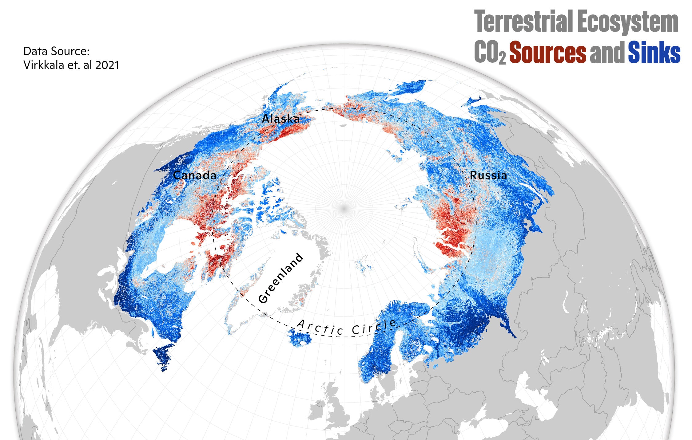 arctic and boreal co2 flux map