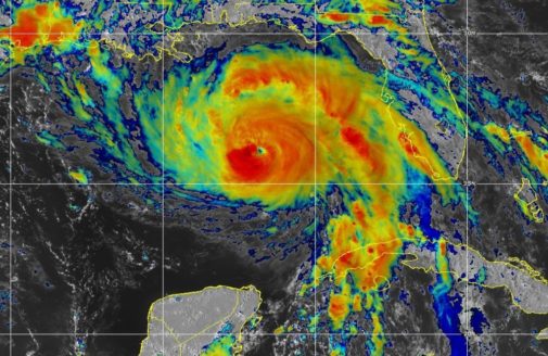 sattelite imagery of hurricane Ida