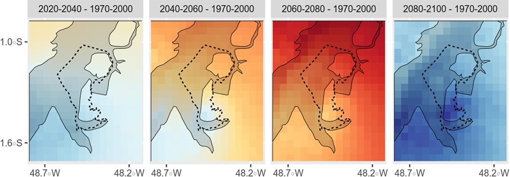 Change in Precipitation of Wettest Month