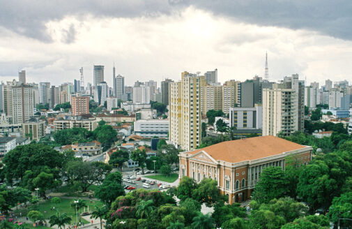 aerial view of Berem, Para, Brazil, photo by Fernando Stankuns