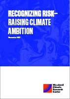 Recognizing Risk-Raising Climate Ambition report cover