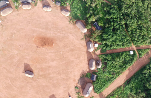 Indigenous community in the Xingu reserve