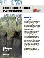 Cover page of Review of Permafrost Science in IPCC's AR6 WG2