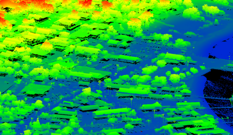 LiDAR image of Martha's Vineyard