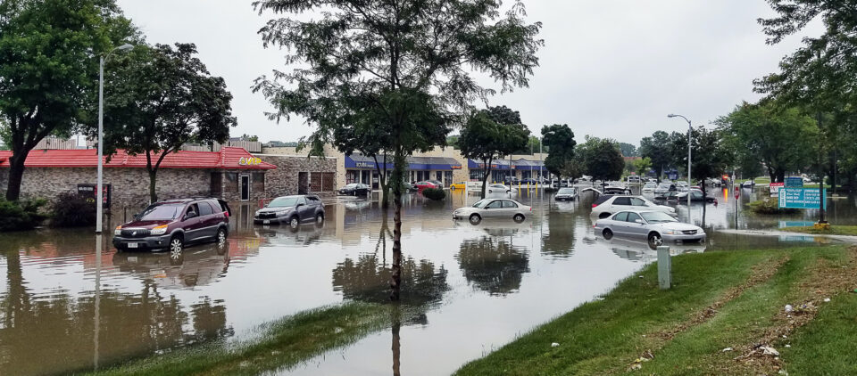 Flooding in Madison, WI in 2018.