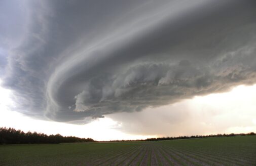 oncoming storm front