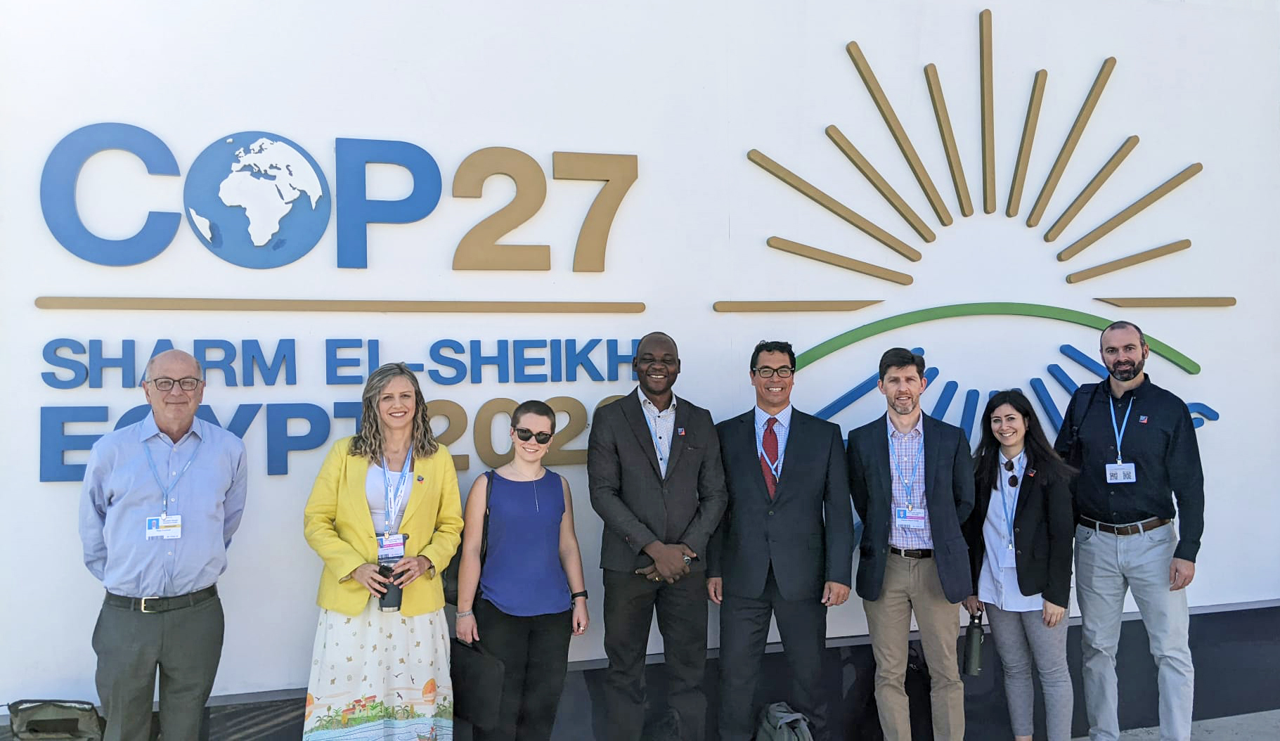 Woodwell staff at COP27