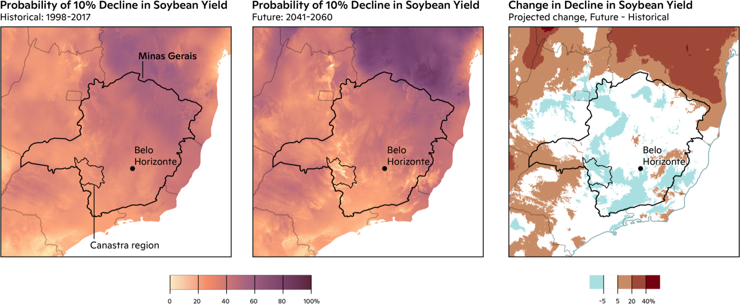 Soybean Yield Failure in the state of Minas Gerais.