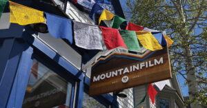 Mountainfilm sign