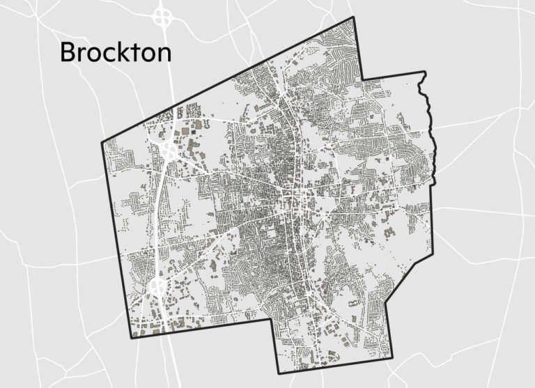 City of Brockton location map