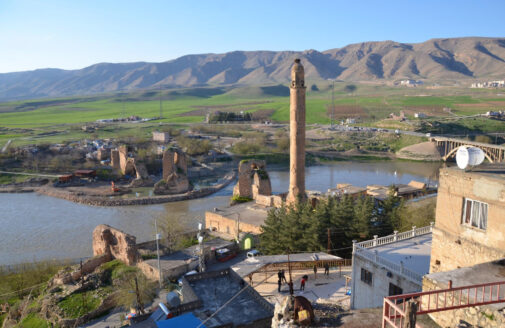 Hasankeyf, Türkiye in 2014, before flooding due to filling the Ilisu dam.