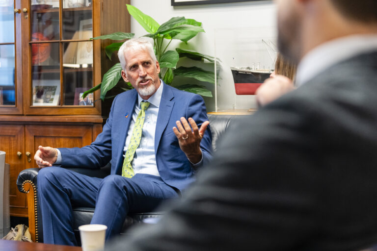 Dr. R. Max Holmes speaks to legislators on Capitol Hill