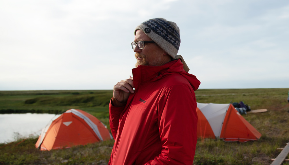 Dr. John Schade during a Polaris Project research trip to Alaska.