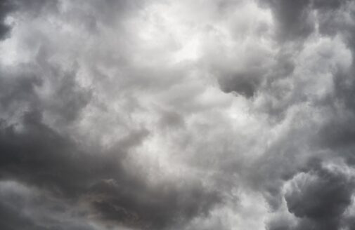 black and white photo of clouds