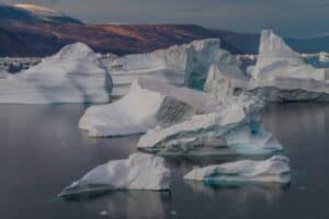 Arctic ice floes