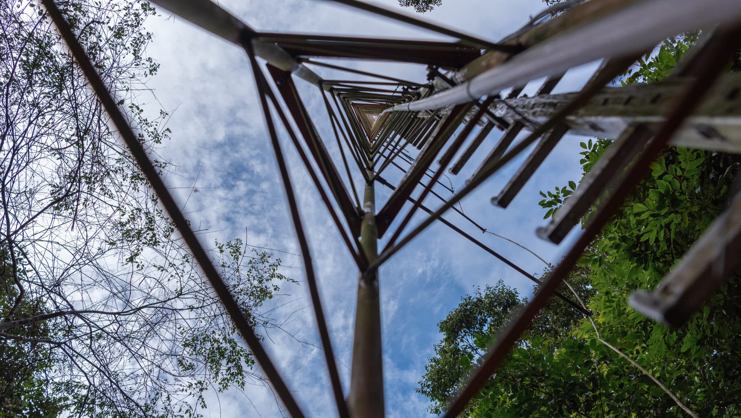 view ip the central triangular mechanism of the carbon tower