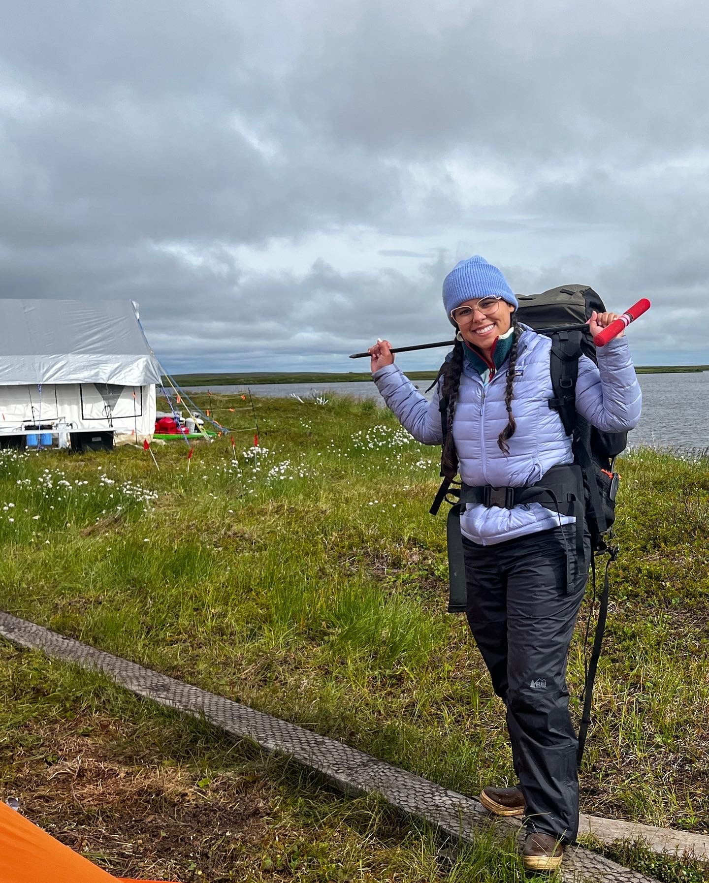 esme during her polaris experience in arctic tundra