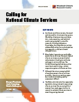 Calling for National Climate Services