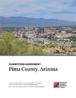 Pima County, AZ climate risk assessment cover cover