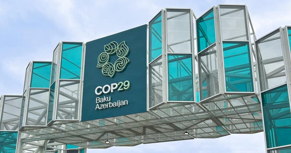 COP29 entry gate